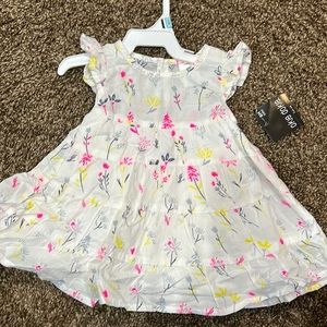 NWT 6M Dress set with diaper cover